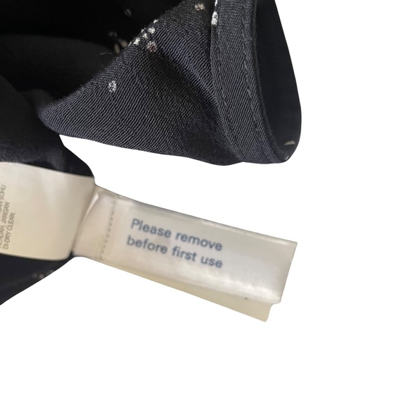 Lucky Brand Live in Love Black/White Printed Sleeveless/Halter top Jumpsuit Sz M - Picture 9 of 15